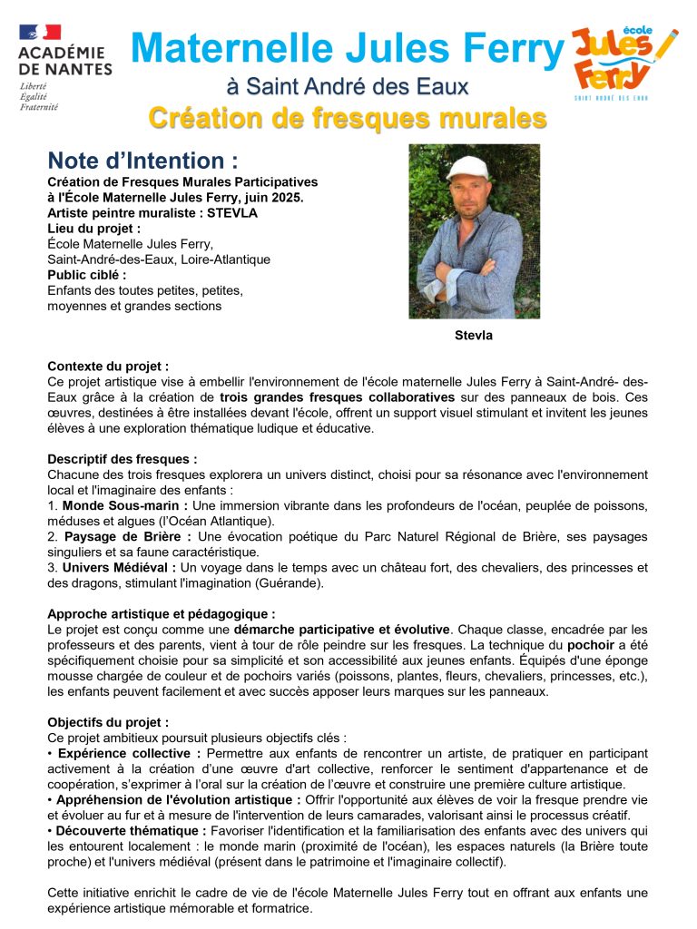 Maternelle Jules Ferry Fresques